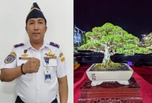 Kepala KSOP Kelas IV Kalianget Berpartisipasi pada Kontes Bonsai Hari Bhayangkara